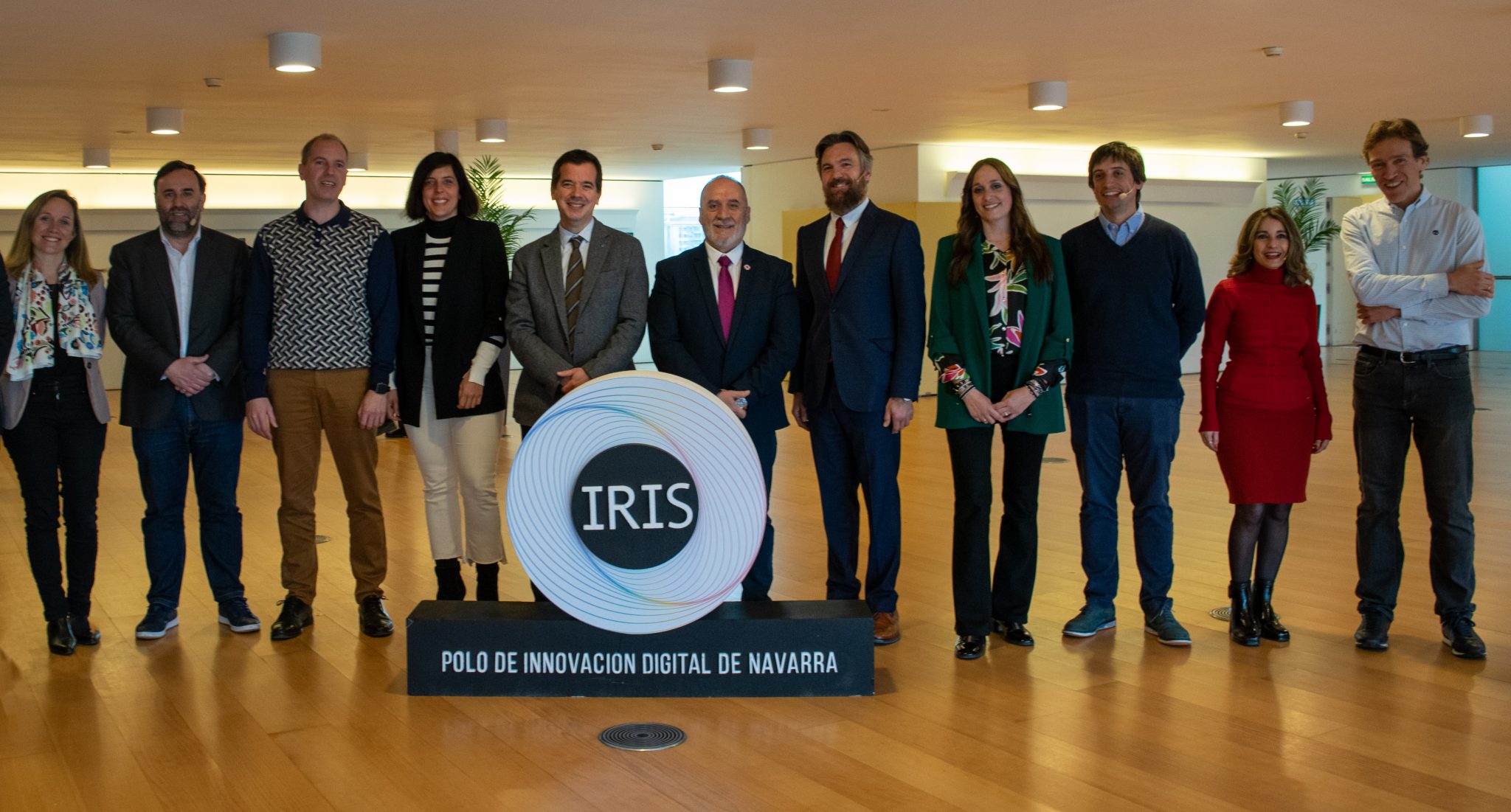 Imagen de la presentación de los servicios del Polo de Innovación Digital de Navarra, IRIS