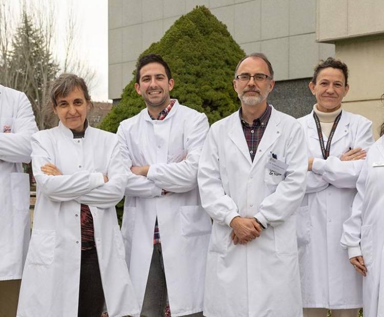 Fernando Pastor, Puri Fortes, Eric Rovira, Rubén Hernández, Beatriz Moreno y Nerea Razquin, del Cima Universidad de Navarra