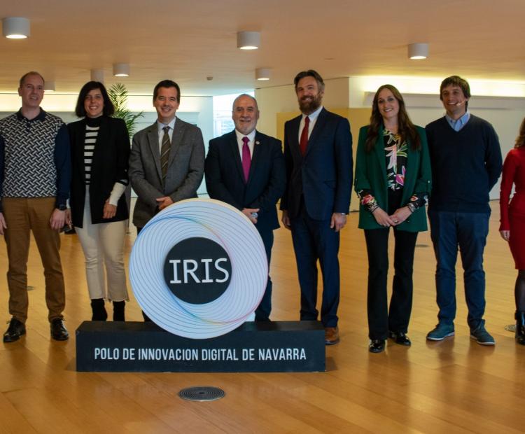 Imagen de la presentación de los servicios del Polo de Innovación Digital de Navarra, IRIS