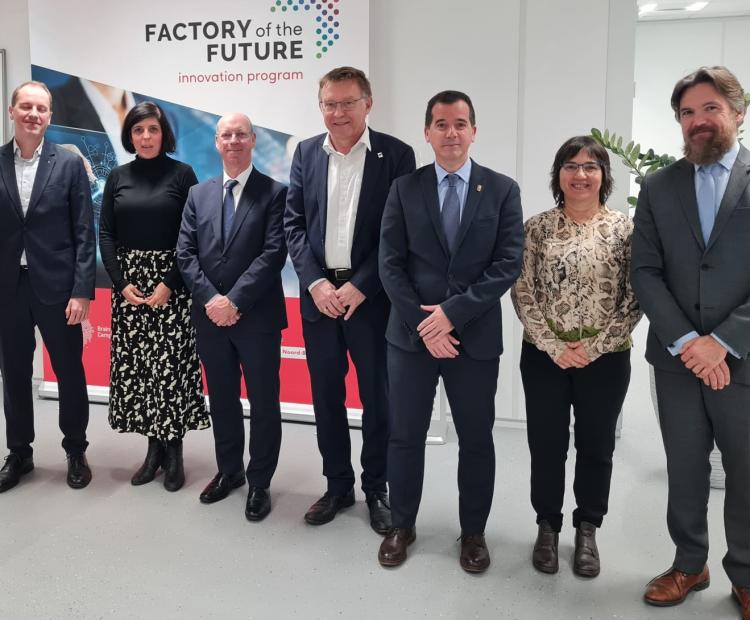 El consejero Irujo visita el polo de innovación digital de Noord Brabant (Holanda) para establecer lazos de colaboración con el hub navarro IRIS
