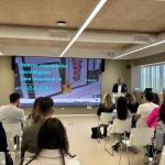 El consejero Juan Luis García, presentando la jornada de LABAJERA